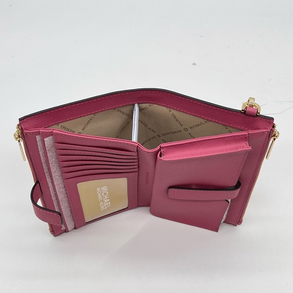 Michael Kors Large Double Zip Wallet Wristlet - Picture 5 of 7
